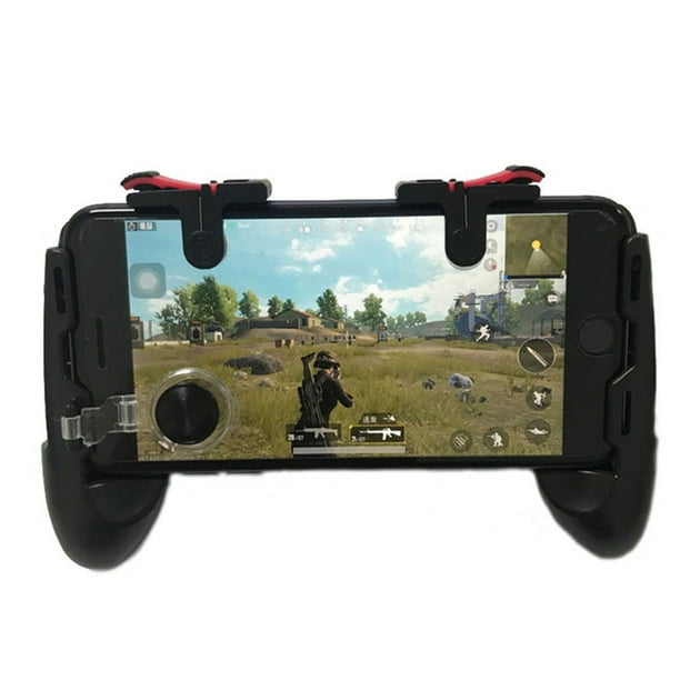 Foldable Wings Joystick ZZNVS Mobile Gaming Controller Gamepad Grip Color : Grey 